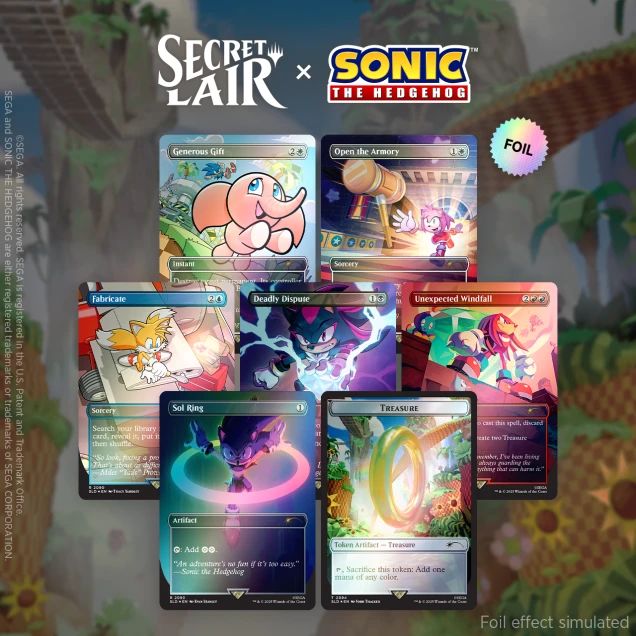 (英)Secret Lair x Sonic: Chasing Adventure Foil Edition 【BOX】 ※発送方法は「ゆうパック」を選択してください。