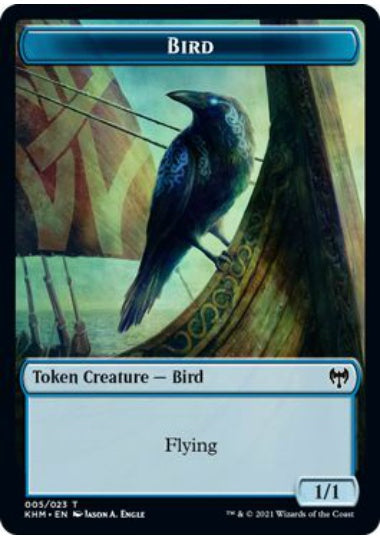 (英)鳥トークン / Bird Token【KHM-TOKEN】 No.005