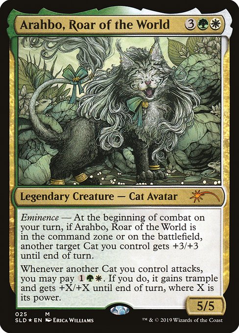 (英)【Foil】世界の咆哮、アラーボ / Arahbo, Roar of the World【SLD】OMG KITTIES! No.025
