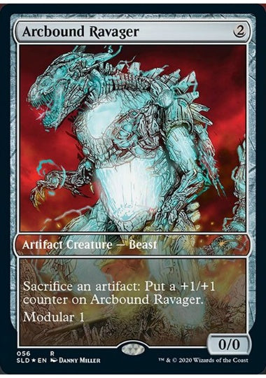 (英)【Foil】電結の荒廃者 / Arcbound Ravager【SLD】Can You Feel With A Heart of Steel? No.056