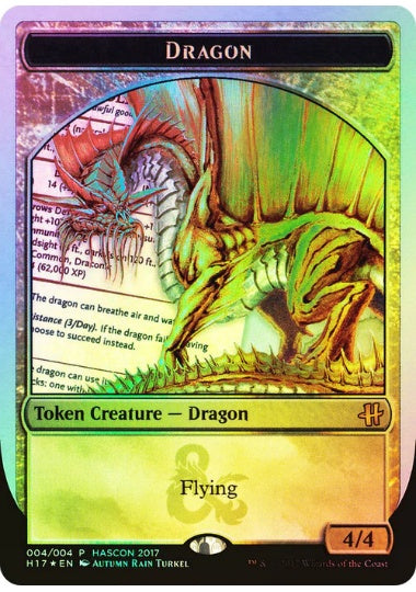 (英)【Foil】Dragon Token【PRM】HASCON2017プロモ No.089