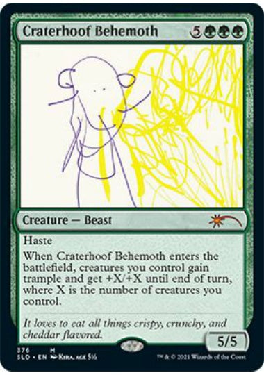 (英)孔蹄のビヒモス / Craterhoof Behemoth【SLD】 Extra Life 2021 No.376
