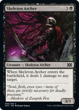(英)【Foil】骸骨射手 / Skeleton Archer【2X2】 No.090