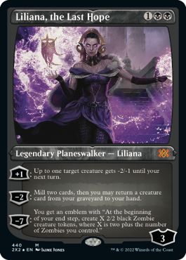(英)【エッチングFoil】最後の望み、リリアナ / Liliana, the Last Hope【2X2】 No.440