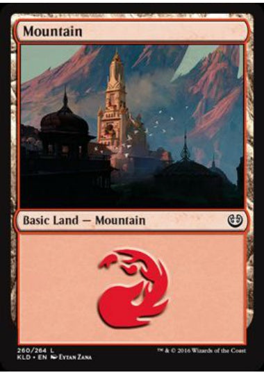 (英)【Foil】山 / Mountain【KLD】 No.260