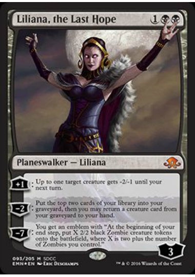 (英)【Foil】最後の望み、リリアナ / Liliana, the Last Hope【PRM】SDCC2016プロモ No.034