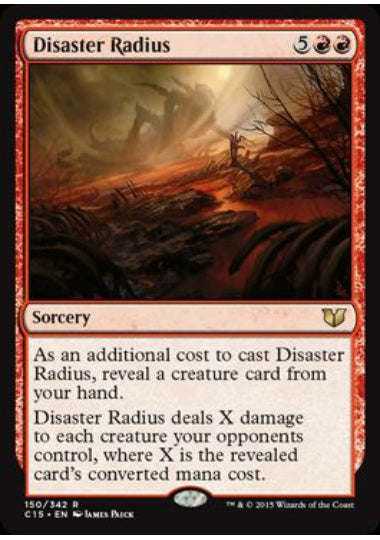 (英)災難の範囲 / Disaster Radius【C15】 No.150