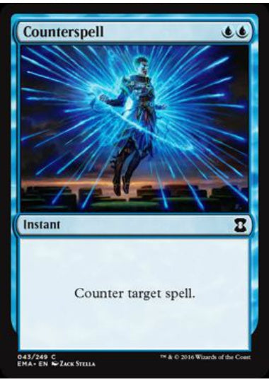 (英)【Foil】対抗呪文 / Counterspell【EMA】 No.043