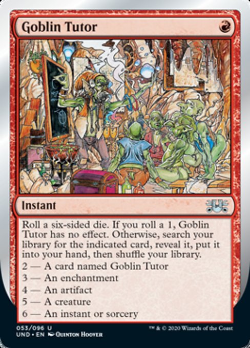 (英)Goblin Tutor 【UND】 No.053