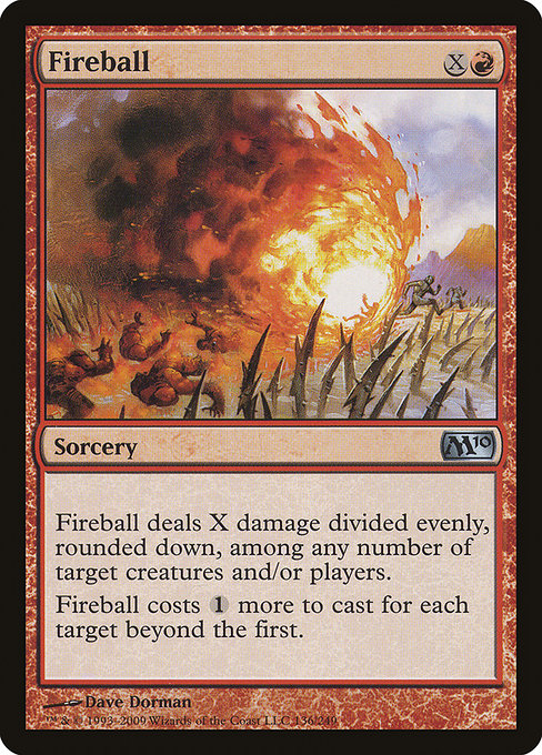 (英)【Foil】火の玉 / Fireball【M10】 No.136