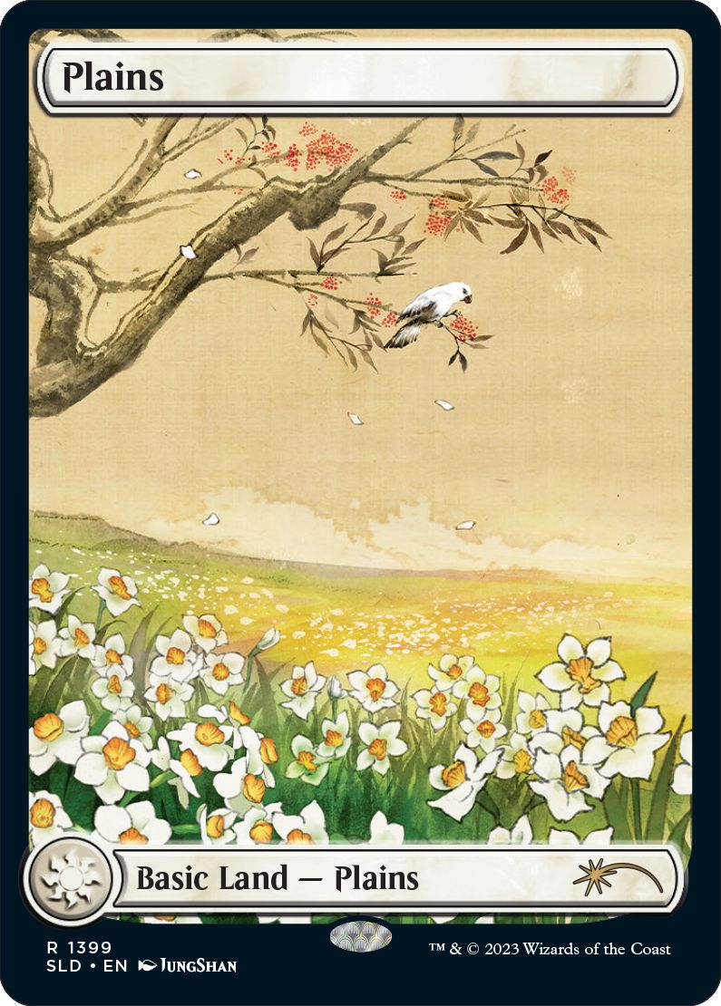 (英)【Foil】平地 / Plains【SLD】Meditations on Nature No.1399