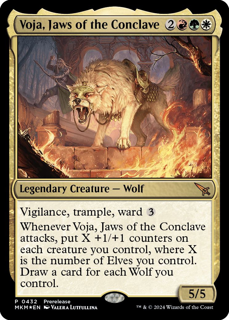 (英)【Foil】議事会の顎、ヴォジャ / Voja, Jaws of the Conclave【MKM】 No.432