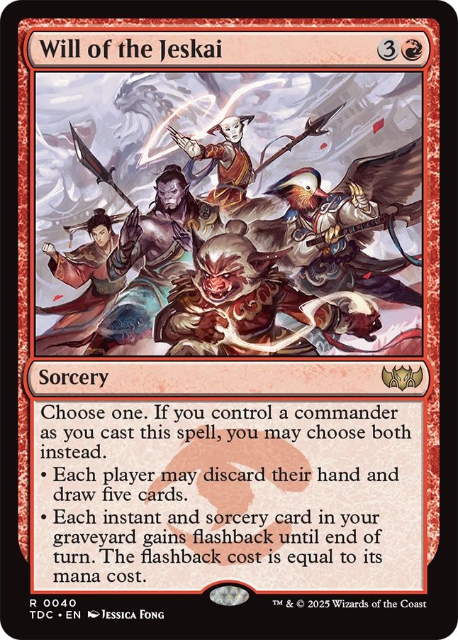 (英)ジェスカイの意志 / Will of the Jeskai【TDC】 No.040