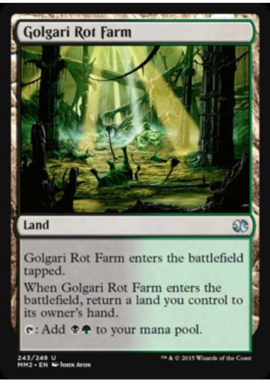 (英)ゴルガリの腐敗農場 / Golgari Rot Farm【MM2】 No.243