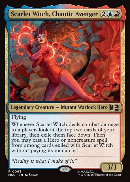 (英)魔性のアベンジャーズ、スカーレット・ウィッチ / Scarlet Witch, Chaotic Avenger【MSC】 No.093