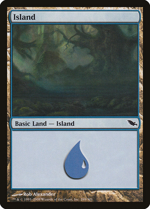 (英)【Foil】島 / Island【SHM】 No.289
