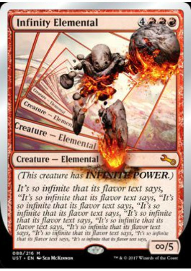(英)【Foil】Infinity Elemental 【UST】 No.088