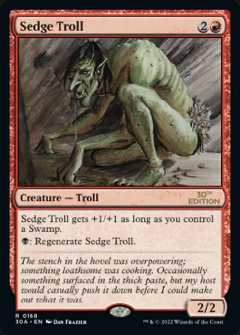 (英)Sedge Troll【30A】 No.168 ※トーナメントで使用することはできません。