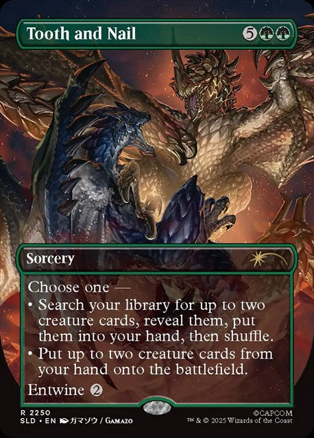 (英)【Foil】歯と爪 / Tooth and Nail【SLD】 Secret Lair x Monster Hunter: The Hunt No.2250