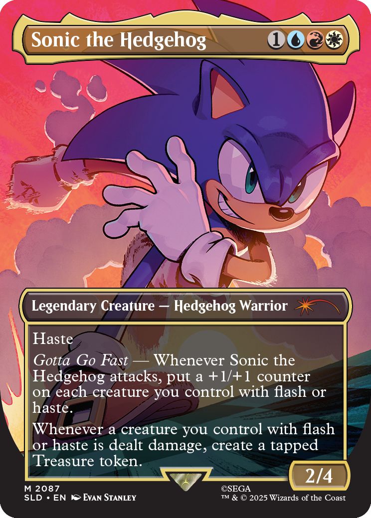 (英)Sonic the Hedgehog【SLD】 Secret Lair x Sonic: Friends & Foes No.2087