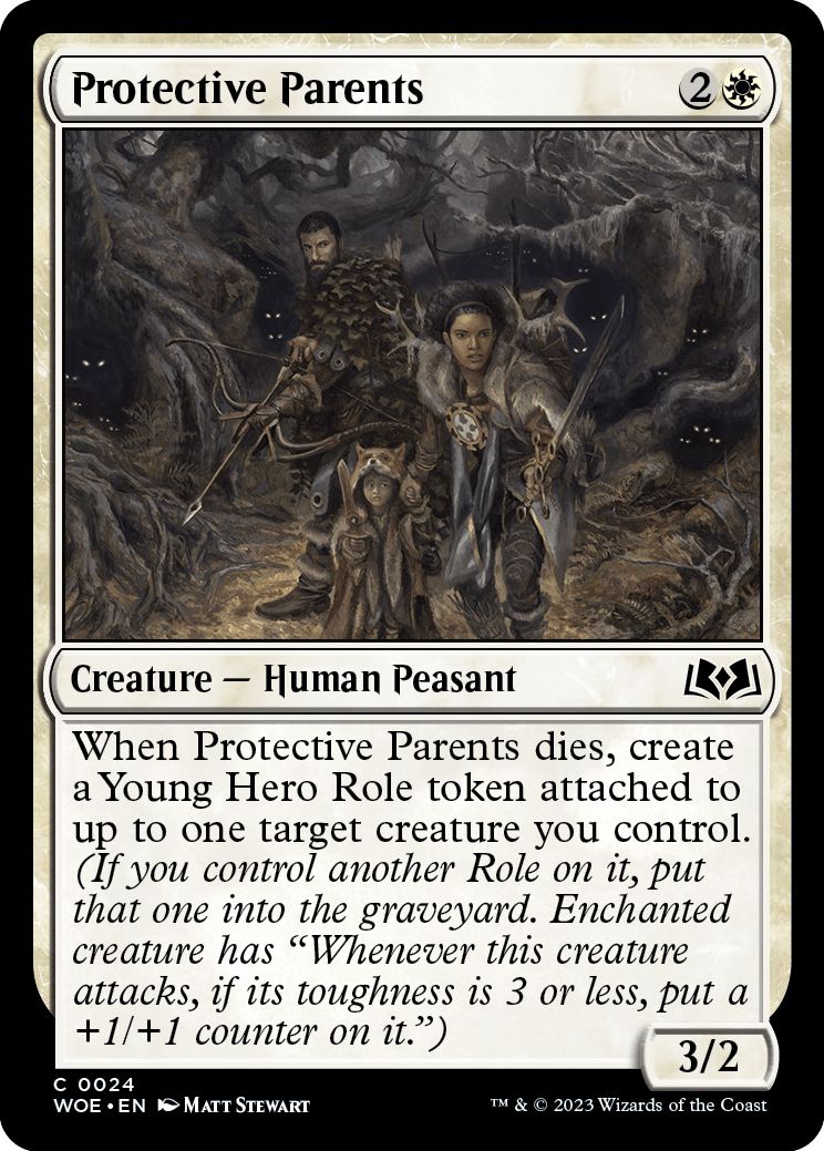 (英)【Foil】庇う両親 / Protective Parents【WOE】 No.024