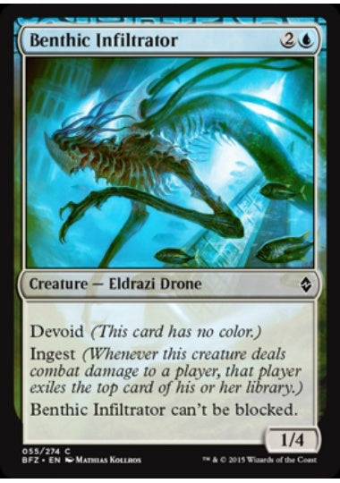 (英)【Foil】水底の潜入者 / Benthic Infiltrator【BFZ】 No.055