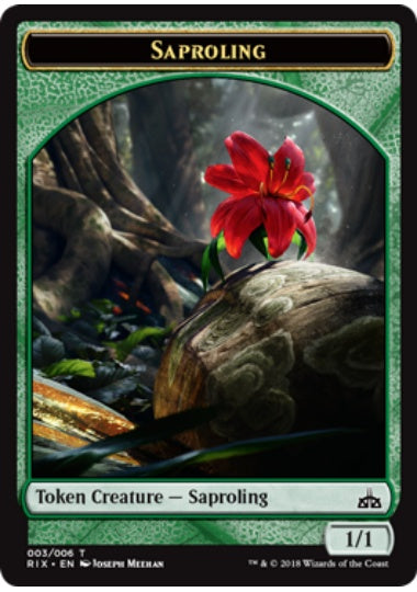 (英)苗木トークン / Saproling Token【RIX-TOKEN】 No.003