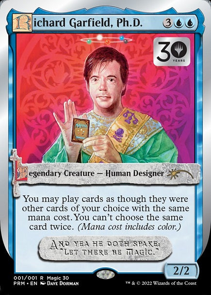 (英)Richard Garfield, Ph.D.【PRM】 マジック30周年記念プロモ No.067