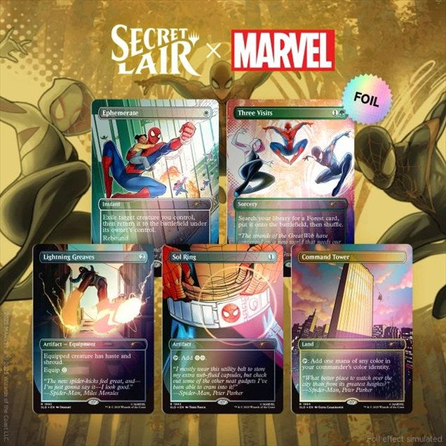 (英)Secret Lair x Marvel's Spider-Man: Heroic Deeds Foil Edition 【BOX】 ※発送方法は「ゆうパック」を選択してください。