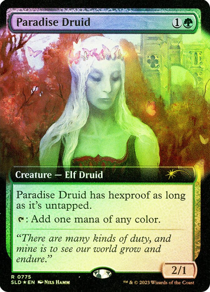 (英)【Foil】楽園のドルイド / Paradise Druid【SLD】 No.775