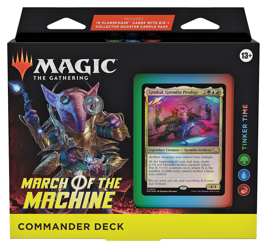 (英)機械兵団の進軍 統率者デッキ「修繕の時間」 / March of the Machine Commander Deck "Tinker Time"【BOX】 ※発送方法は「ゆうパック」を選択してください。