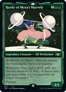 (英)【Foil】Hardy of Myra's Marvels ★ショーケース枠★ 【UNF】 No.252