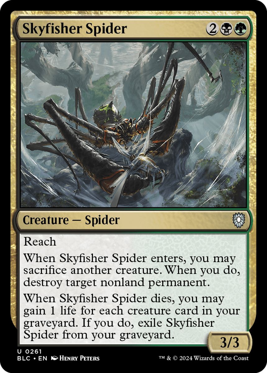 (英)空漁師の蜘蛛 / Skyfisher Spider【BLC】 No.261
