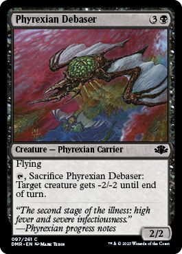 (英)ファイレクシアの堕落者 / Phyrexian Debaser【DMR】 No.097