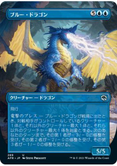 (日)ブルー・ドラゴン / Blue Dragon ★ボーダーレス★ 【AFR】 No.289