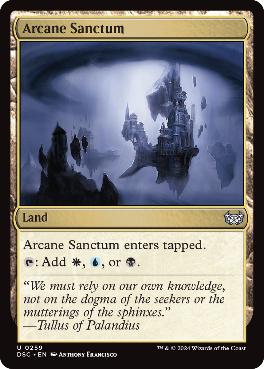 (英)秘儀の聖域 / Arcane Sanctum【DSC】 No.259