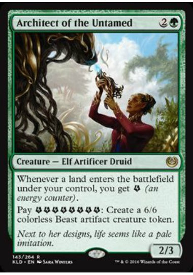 (英)【Foil】獣性を築く者 / Architect of the Untamed【KLD】 No.143