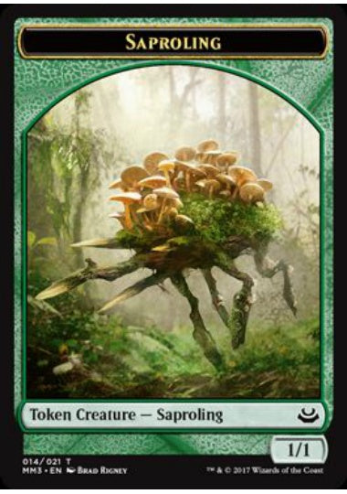 (英)苗木トークン / Saproling Token【MM3-TOKEN】 No.014