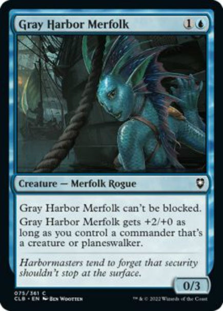 (英)灰色港のマーフォーク / Gray Harbor Merfolk【CLB】 No.075