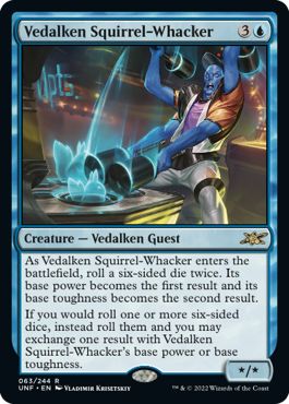 (英)【Foil】Vedalken Squirrel-Whacker【UNF】 No.063