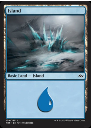 (英)【Foil】島 / Island【FRF】 No.179