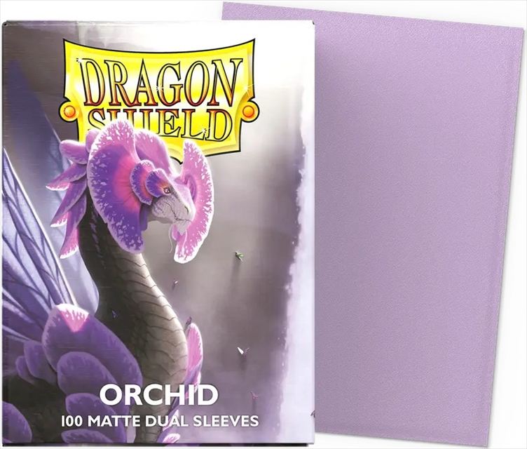 【サプライ】 ドラゴンシールド Dual Matte Sleeves Orchid   ※発送方法は「ゆうパック」を選択してください。