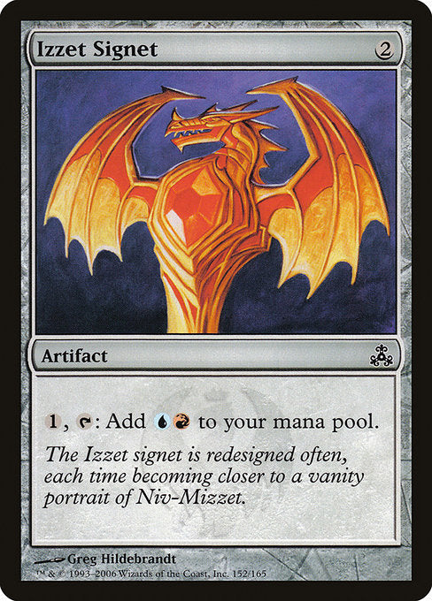 (英)【Foil】イゼットの印鑑 / Izzet Signet【GPT】 No.152