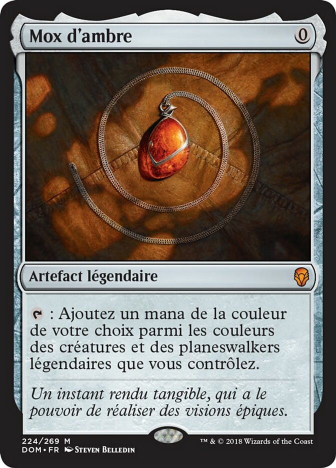 (フランス語)Mox d'ambre / Mox Amber【DOM】 No.224