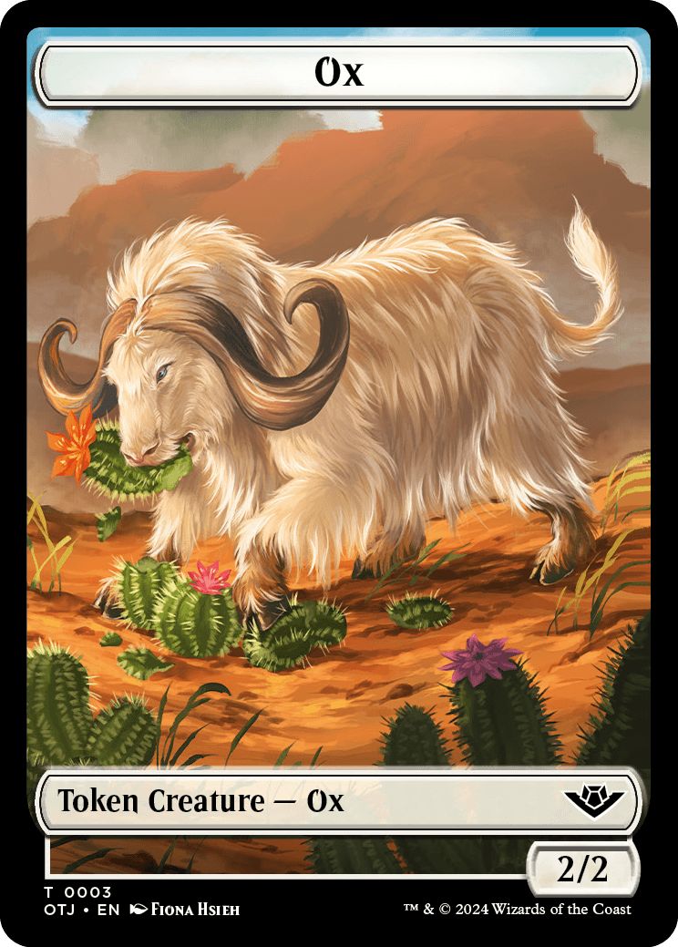 (英)雄牛トークン / Ox Token【OTJ-TOKEN】 No.003