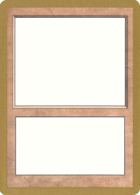 (英)ブランクカード / Blank Card【WC98】 World Championship Decks 1998 金枠 No.116