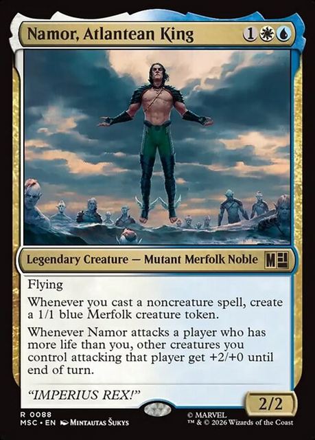 (英)アトランティスの王、ネイモア / Namor, Atlantean King【MSC】 No.088
