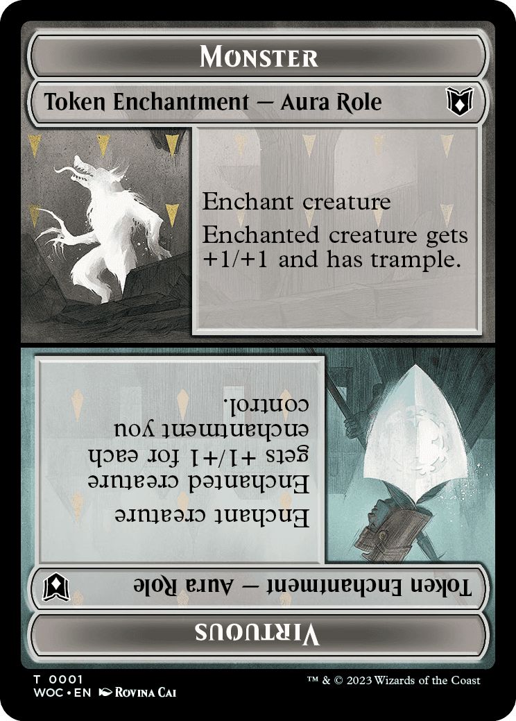(英)怪物トークン - 聖者トークン / Monster Token - Virtuous Token No.018 - コピートークン / Copy Token【WOC-TOKEN】 No.004