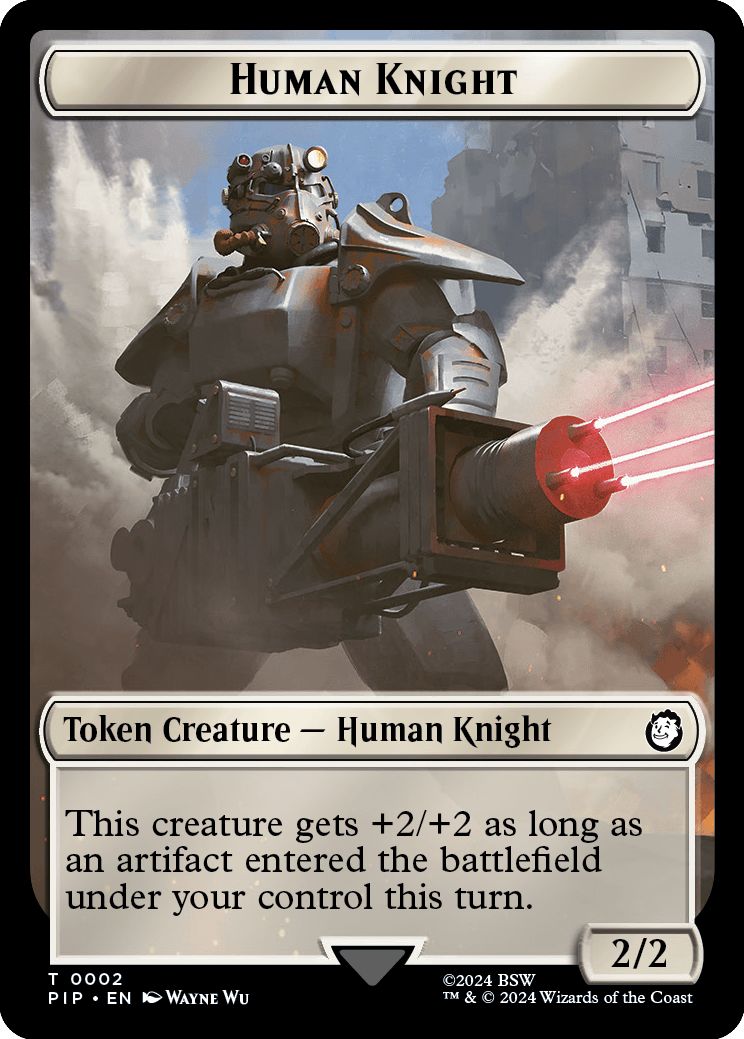 (英)人間・騎士トークン / Human Knight Token No.002 - 宝物トークン / Treasure Token【PIP-TOKEN】 No.018