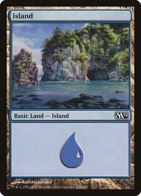 (英)【Foil】島 / Island【M12】 No.234